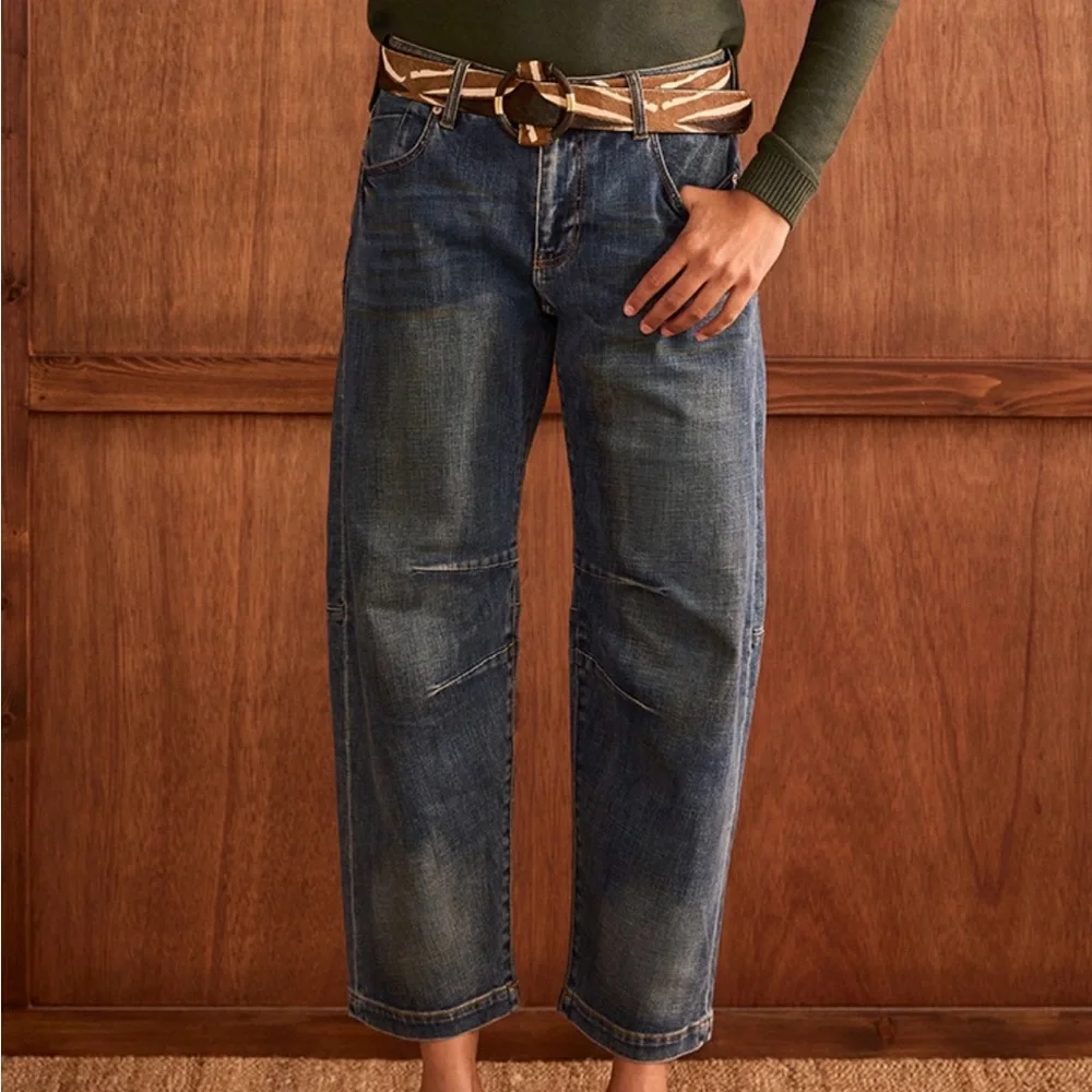 CAbi Dark Blue Ankle Jeans - Picture 1 of 4